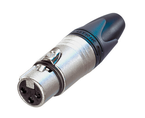 NEUTRIK NC3FXX-D XLR kábelcsatlakozó - ömlesztve csomagolt