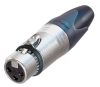 Neutrik NC3FXX-EMC 3 pólusú mama EMC -XLR kábelcsatlakozó, RF-árnyékolás