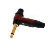 Neutrik NP2RX-TIMBRE Hajlított végű 6.3mm-es 2 pólusú hangszíndugasz.