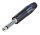 Neutrik NP2X-BAG 2 pólusú 6.3mm-es professzionális phone dugasz, nikkel érintkezők, fekete ház.