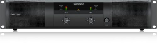 Behringer NX1000 erősítő, Class-D, 2csatorna, 2 x300Watt (4Ohm)