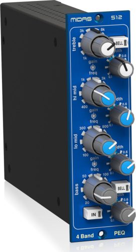 MIDAS PARAMETRIC EQ 512 V2 parametrikus hangszínszabályzó