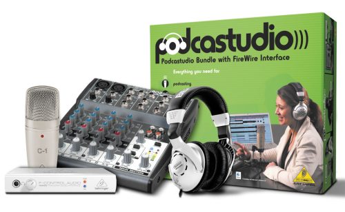Behringer Podcastudio FireWire podcast studio csomag