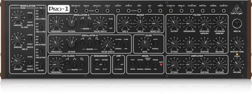 Behringer PRO-1 analóg polifonikus szintetizátor, 16 hang, oszcillátor, USB