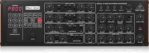 Behringer PRO-800 analóg polifonikus szintetizátor, 8 hang, oszcillátor, USB