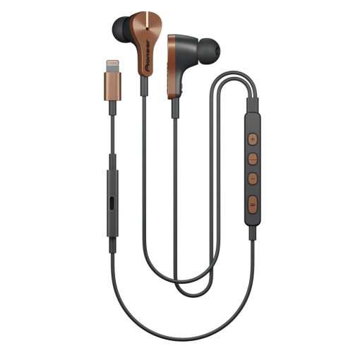 Pioneer Rayz Plus Lightning fülhallgató, bronz