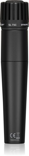Behringer SL 75C hangszermikrofon, dinamikus, kardioid, XLR, 50Hz -16kHz, 310Ohm, 150dB