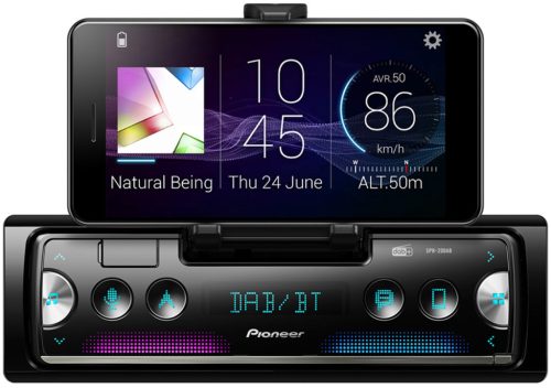 Pioneer SPH-20DAB autórádió,1 DIN, Bluetooth, USB, fekete