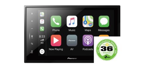 Pioneer SPH-EVO82DAB multimédiás fejegység, 1DIN, 8" érintőképernyő, Android Auto, Apple CarPlay