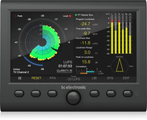 TC Electronic Clarity M audio analizátor