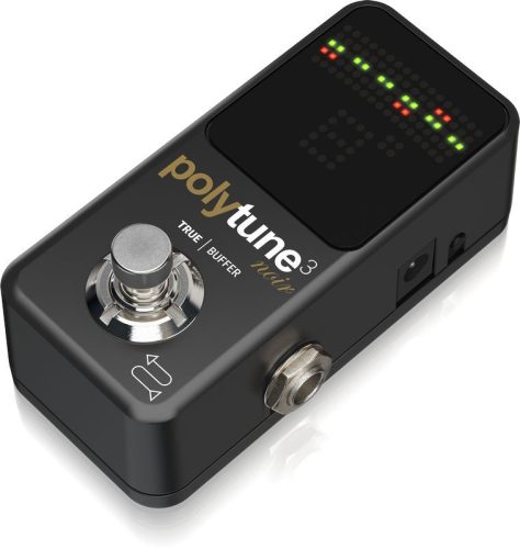 TC Electronic PolyTune 3 Noir gitár hangoló pedál