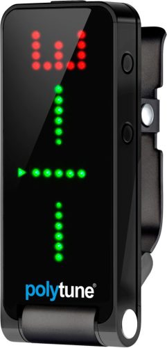 TC Electronic PolyTune Clip csíptethető hangoló, fekete