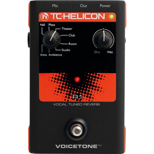 TC Helicon VoiceTone R1 ének zengető effekt pedál