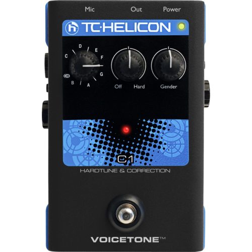 TC Helicon VoiceTone C1 ének hardtune és korrektor pedál