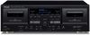 TEAC W-1200 dupla kazettás deck, fekete
