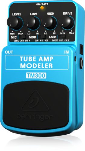 Behringer TM300 csöves erősítő modellező gitár pedál