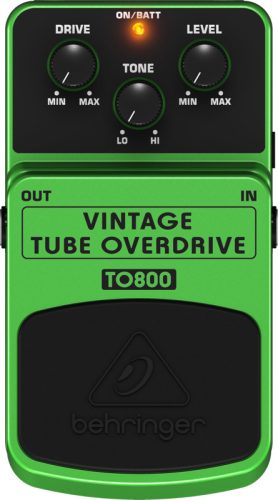 Behringer VINTAGE TUBE OVERDRIVE TO800 gitár effekt pedál