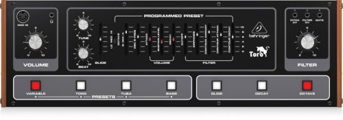 Behringer Toro analóg basszusszintetizátor, monofonikus, USB