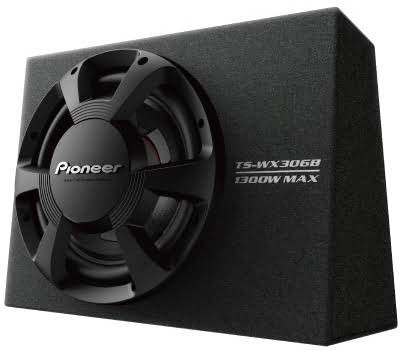 Pioneer TS-WX306B autós mélysugárzó láda, 30cm, zárt, max.1300Watt, 94dB, 20 -125 Hz
