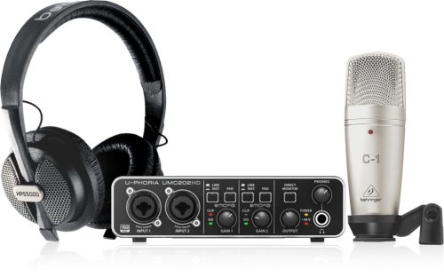 Behringer U-PHORIA STUDIO PRO komplett recording/podcasting csomag