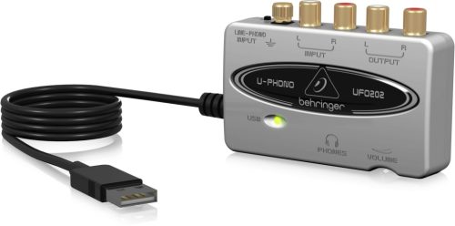 Behringer U-PHONO UFO202 USB/audio interfész beépített phono előfokkal