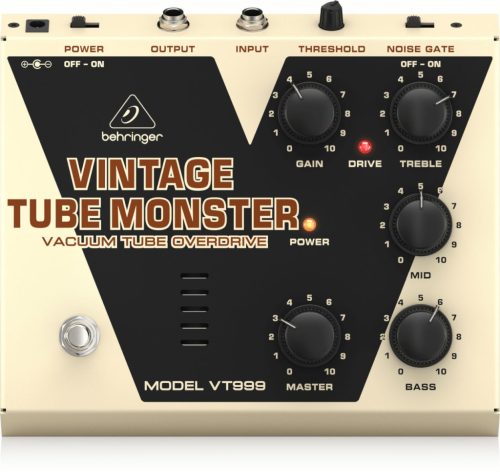 Behringer VT999 Vintage Tube Monster overdrive pedál, csöves 