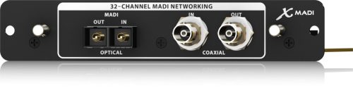 Behringer X-MADI bővítő kártya (X32), MADI (AES10), 32 csatorna