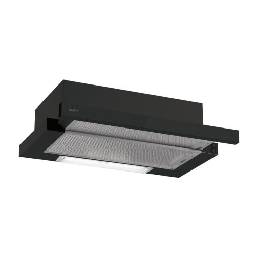 Candy CBT625/2B/1 beépíthető páraelszívó,teleszkópos, 60cm, 332m3/óra, 64dB, fekete