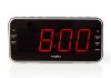 Nedis CLAR004BK ébresztőórás rádió, FM/AM, 1.8" LED kijelző, programozható, USB töltés, fekete