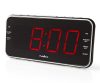 Nedis CLAR004BK ébresztőórás rádió, FM/AM, 1.8" LED kijelző, programozható, USB töltés, fekete