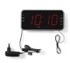 Nedis CLAR004BK ébresztőórás rádió, FM/AM, 1.8" LED kijelző, programozható, USB töltés, fekete