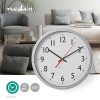 Nedis CLWA110WT fali óra, 30cm, elemes (1xAA), fehér
