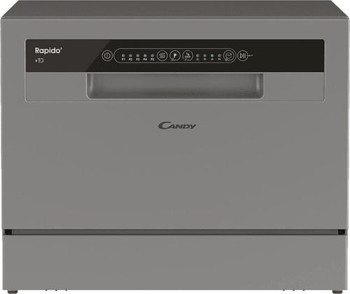 Candy CP 6E51LS szabadonálló mosogatógép, 6 teríték, 8program, 51dB, inox
