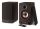 Sharp CP-SS30BR aktív polchangszóró, 2x30W, Bluetooth, USB, AUX, barna