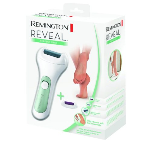 Remington CR4000 Perfect Pedi bőrkeményedés eltávolító, forgó fej, durva és normál fej, elemes