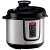 Tefal CY505EE0 elektromos kukta, 6liter, 1100Watt, 5program, inox -fekete