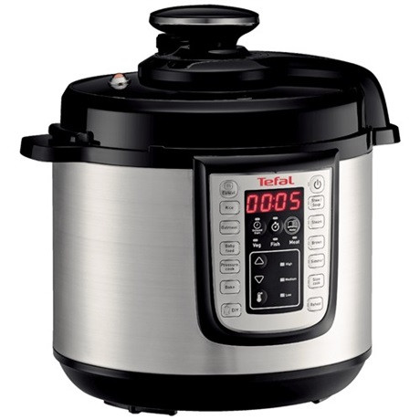 Tefal CY505EE0 elektromos kukta, 6liter, 1100Watt, 5program, inox -fekete