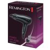 Remington D3010 hajszárító, 2000Watt, 3hőfok, 2sebesség, hideg levegő, ionos, fekete