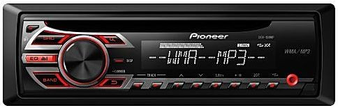 Pioneer DEH-150MP CD-s autórádió MP3/WAV/WMA piros gombvilágítással