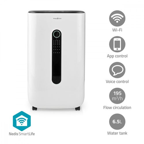 Nedis DEHU20WTW SmartLife páramentesítő, 420 W, Wifi, 20 liter/nap, 43 dB