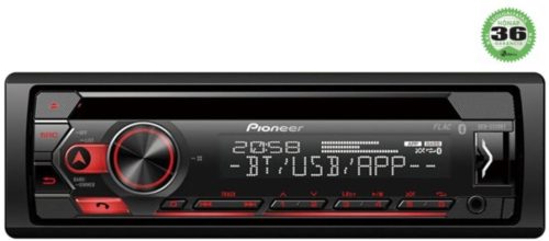Pioneer DEH-S320BT 4X50Watt, FLAC és MP3 lejátszás, CD/Bluetooth/USB/AUX autóhifi fejegység