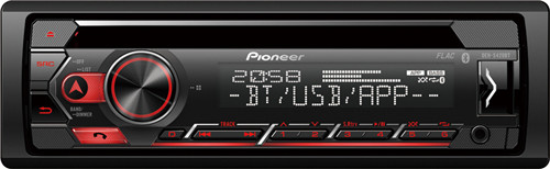 Pioneer DEH-S420BT autórádió fejegység, FM vevő ,MP3, FLAC, AAC, WAV és WMA