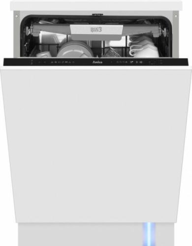 Amica DIM64C7EBOQH mosogatógép, pult alá építhető, 14teríték, 9.8liter, 7program, 44dB, fehér