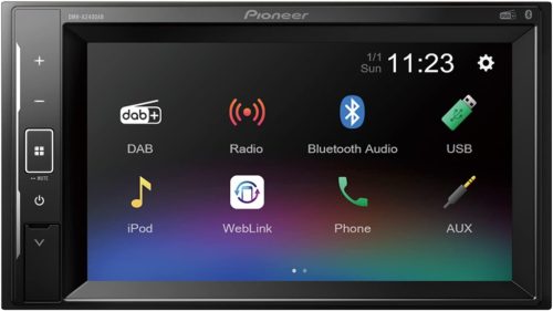 Pioneer DMH-A240BT multimédia fejegység, DIN 2, 6,2" kijelző