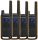 Motorola Talkabout T82 Extreme Quad walkie-talkie, fekete -sárga, 2 pár