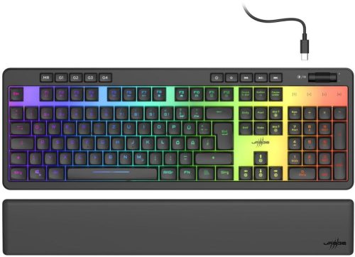 uRage by Hama Exodus 515 vezetékes gamer billentyűzet, multimédia gombok, makro, LED fény, magyar (00217830)