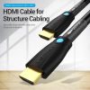 Vention HDMI (fekete), 5m, kábel
