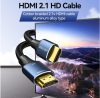 Vention HDMI/M -> HDMI/M (8K, alu, kék), 5m, kábel