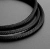 Vention 3.5mm jack/M -> 2*3.5mm jack/F, (szövet, stereo splitter, fekete), 0,3m, kábel