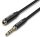 Vention 3.5mm jack/M -> 3.5mm/F , (hosszabbító,audio,fekete), 5m, kábel